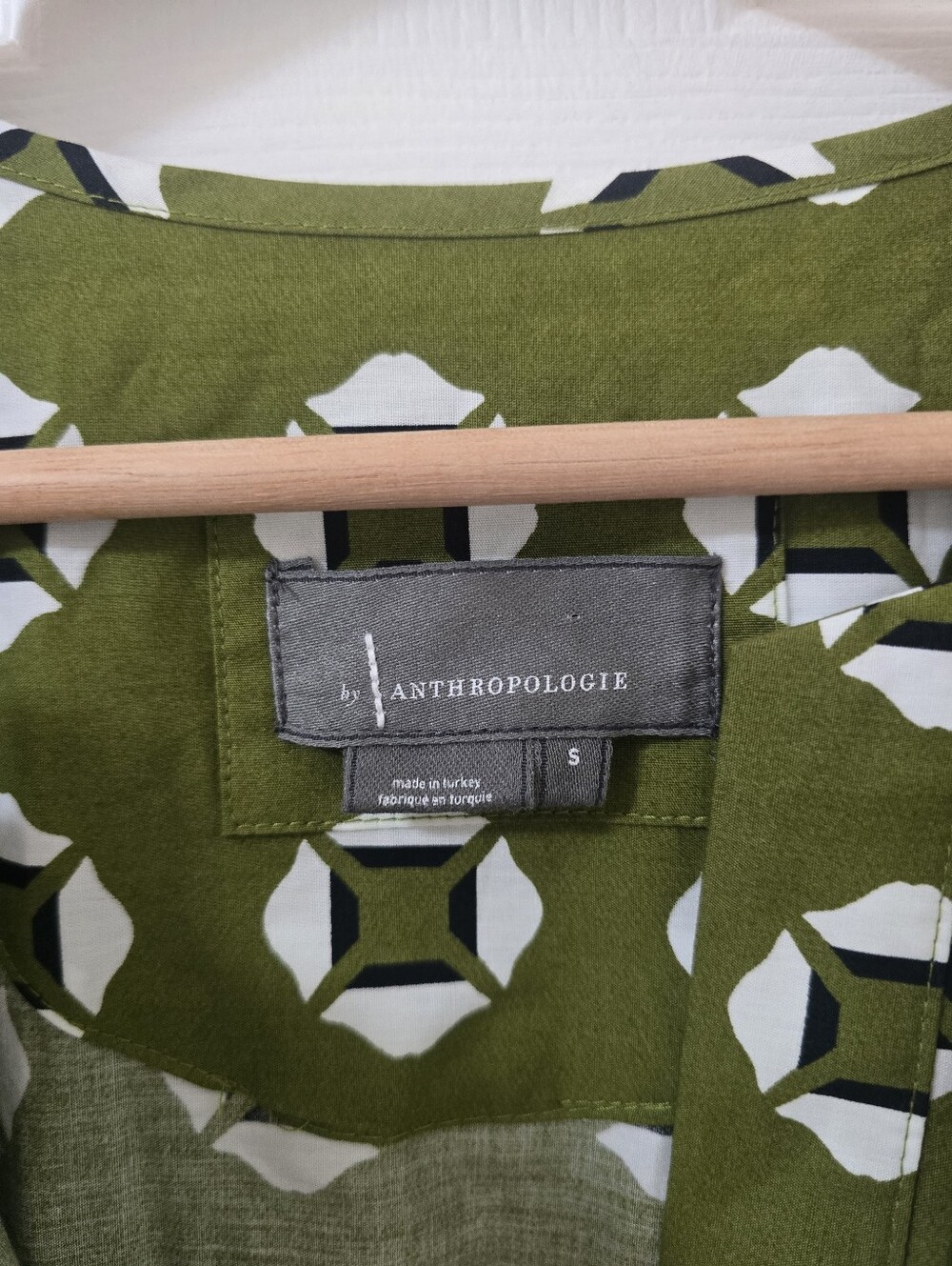 Anthropologie Somerset Green Printed Maxi Dress Size S - Picture 3 of 6